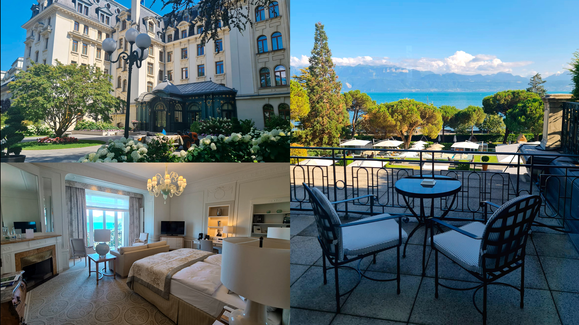 The Beau Rivage Palace is a luxurious hotel situated on the banks of Lake Leman in Lausanne, Switzerland.